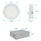 Luxrite 6 Inch Gimbal LED Recessed Downlight 5CCT 2700K-5000K 15W 1400LM Dimmable Wet Rated IC Rated LR23746-1PK - alternate 2